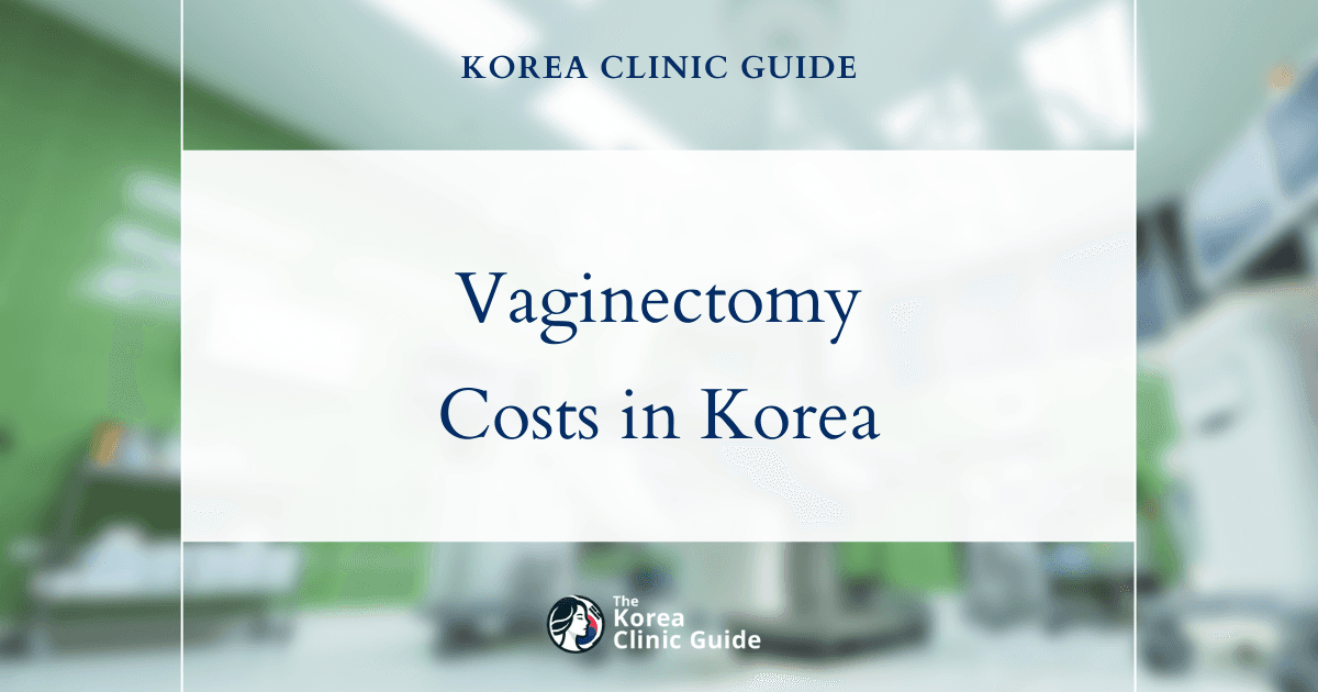 The Cost of Vaginectomy in Korea | Costs, Factors Influencing The Price, Vs Cost in USA, Turkey, Mexico & More