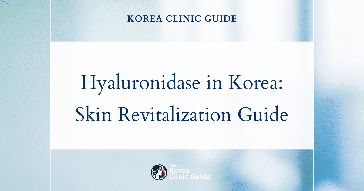 Getting Hyaluronidase in Korea: Comprehensive Guide to Skin Revitalization Therapy