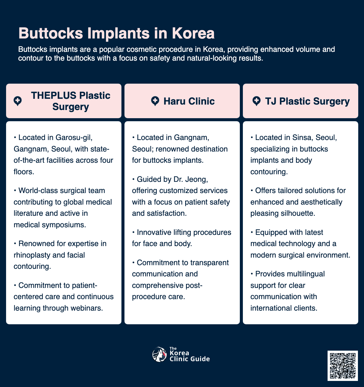 buttocks implants korea