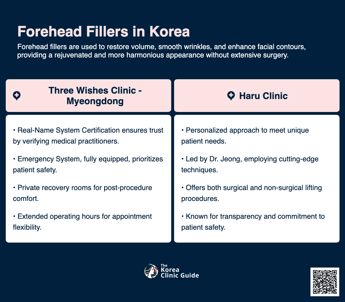 forehead filler korea