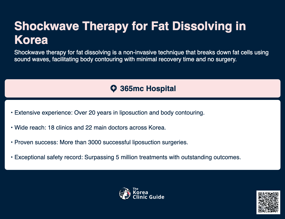 shockwave therapy for fat dissolving korea