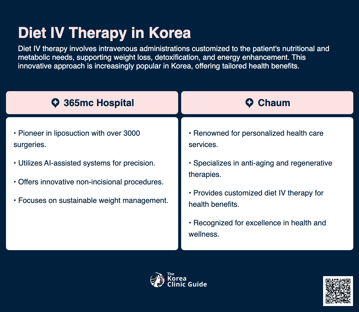 diet iv therapy korea