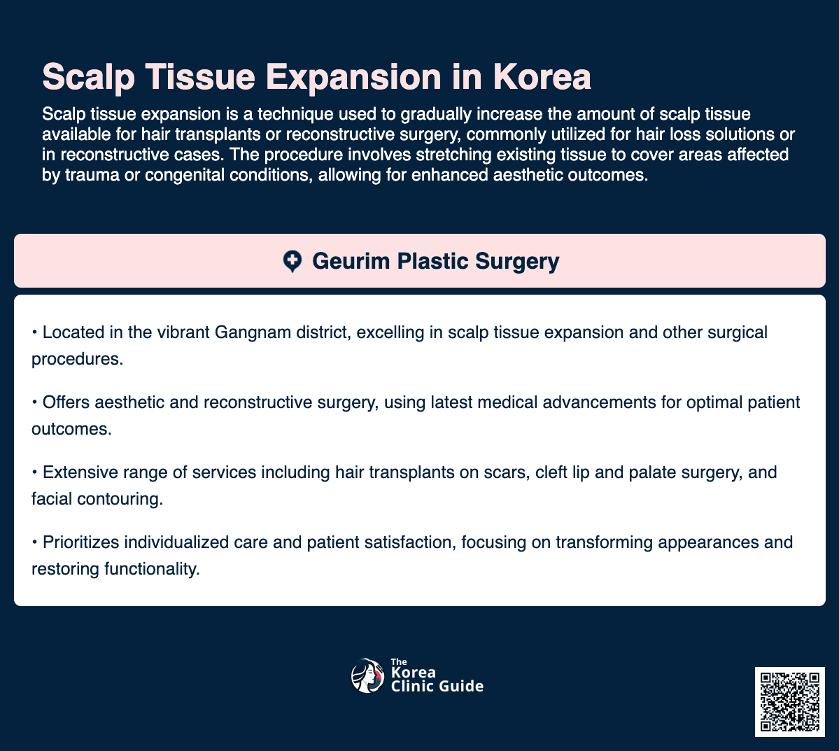 scalp tissue expansion korea