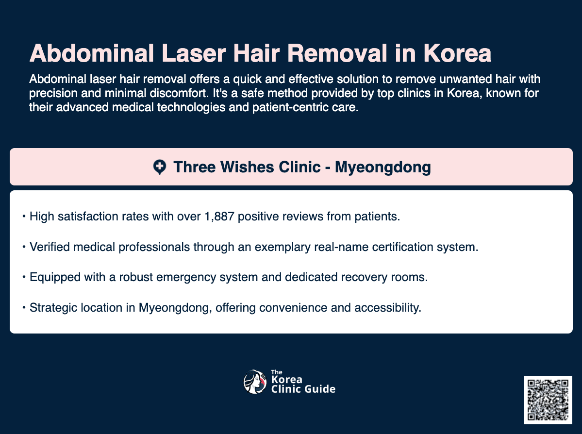 abdominal laser hair removal korea