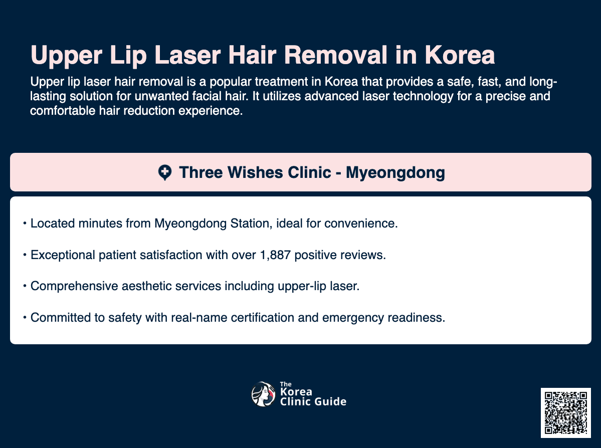 upper lip laser hair removal korea