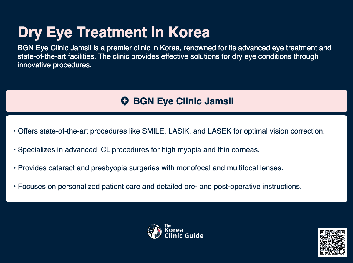 dry eye treatment korea