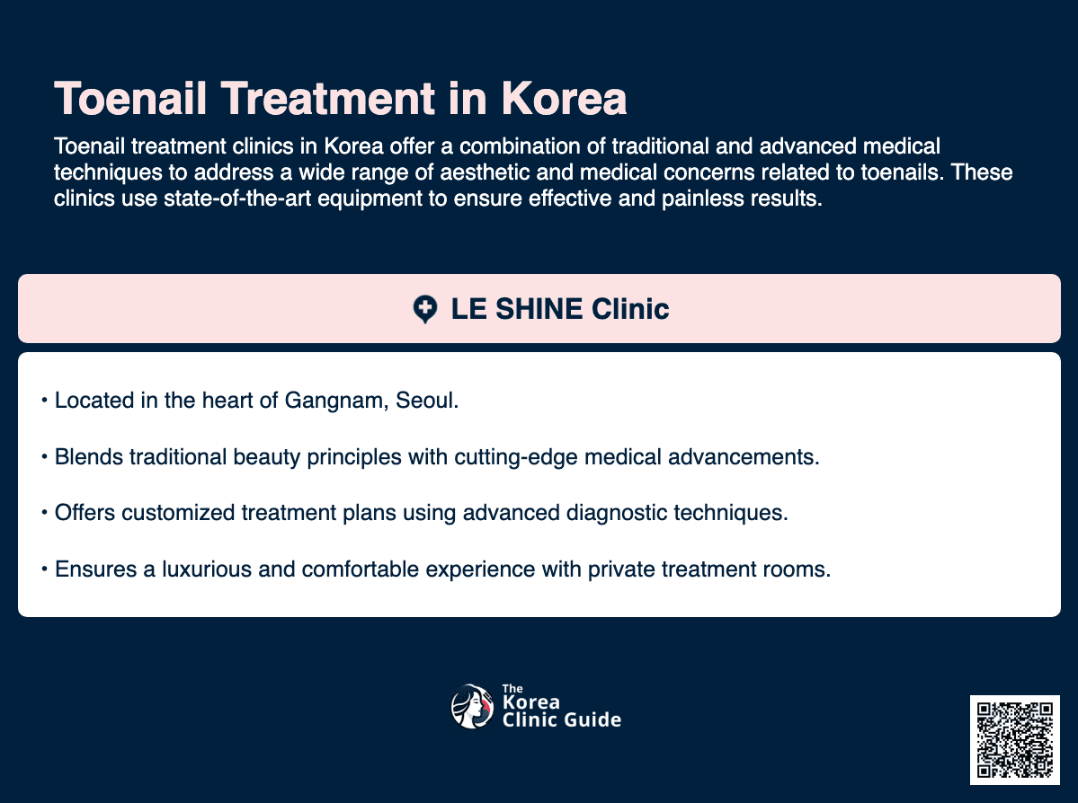 toenail treatment korea