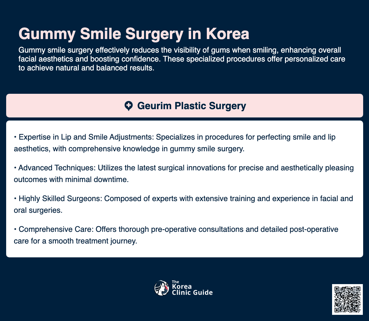 gummy smile surgery korea