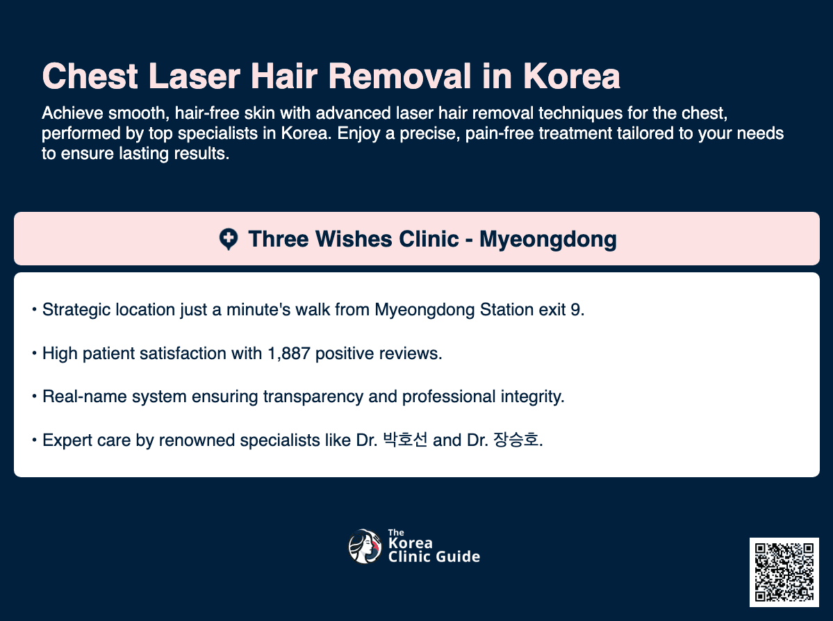 chest laser hair removal korea