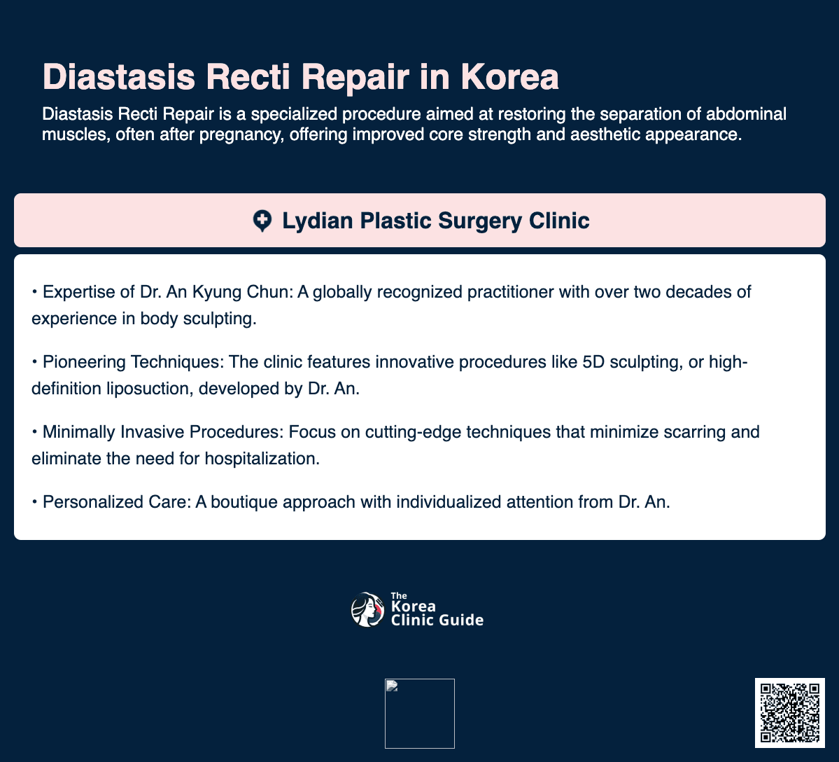 diastasis recti repair korea