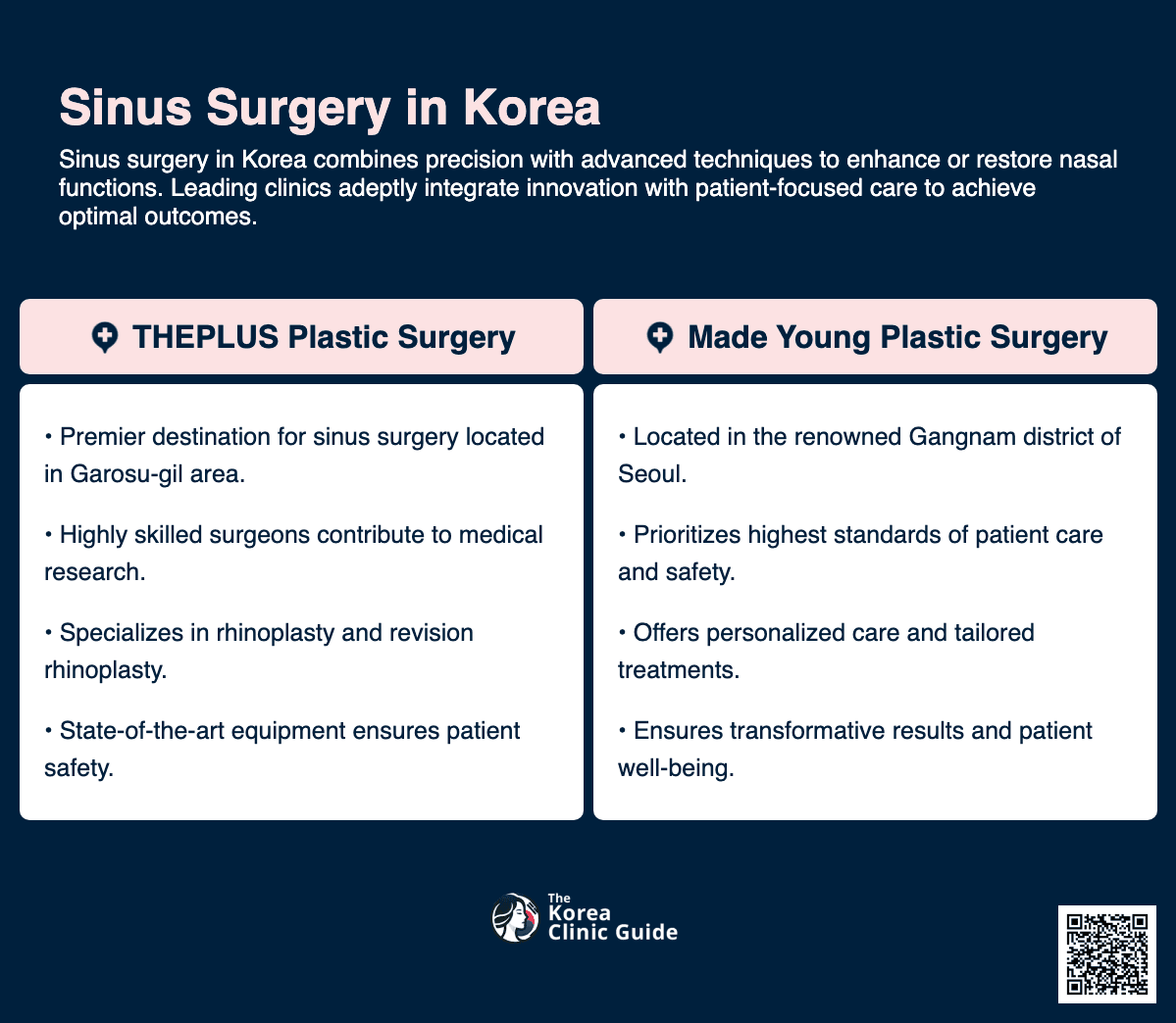 sinus surgery korea