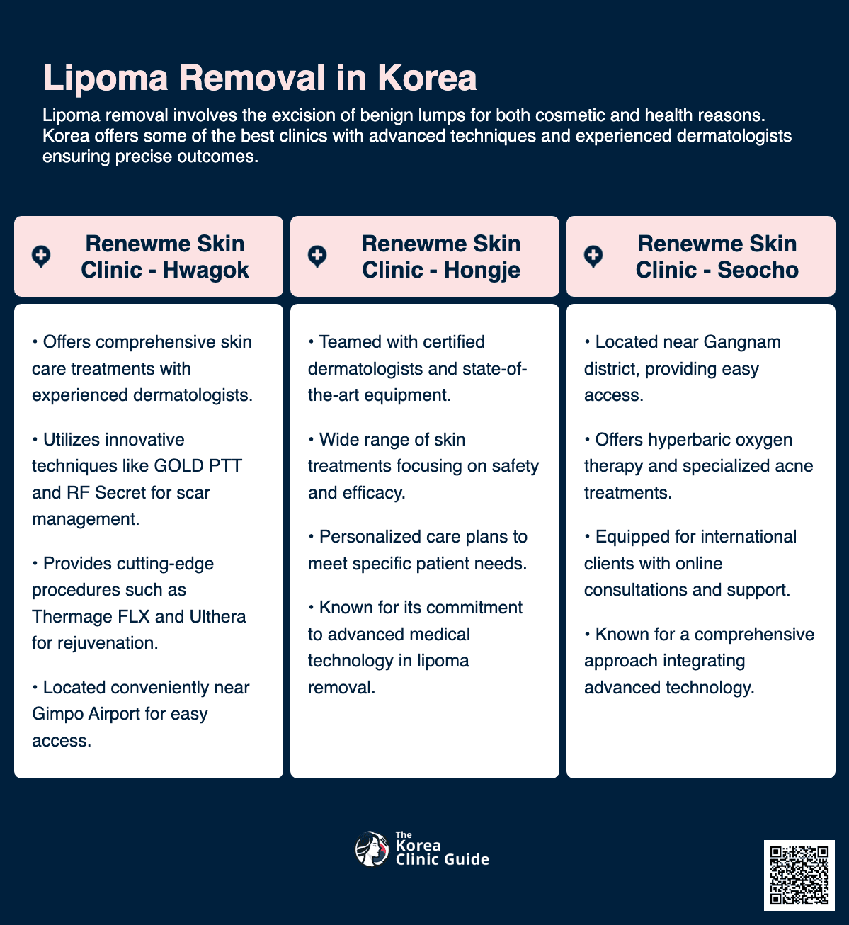 lipoma removal korea