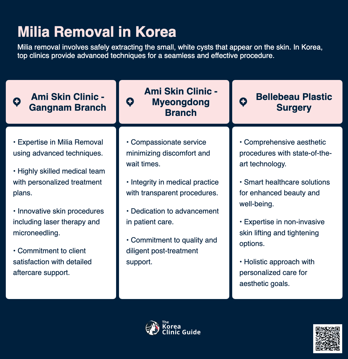 milia removal korea