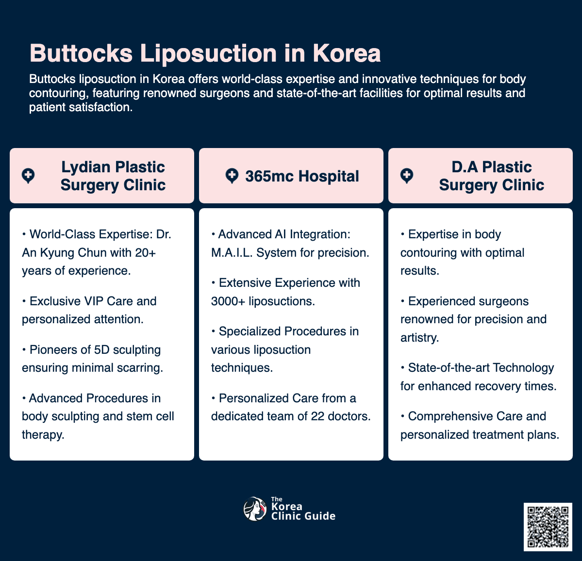 buttocks liposuction korea