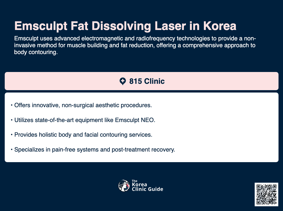 emsculpt fat dissolving laser korea