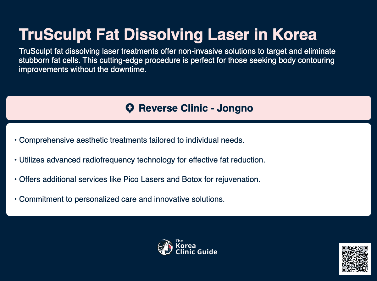 trusculpt fat dissolving laser korea