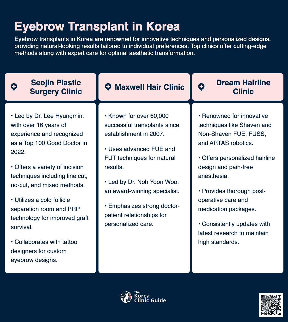 eyebrow transplant korea