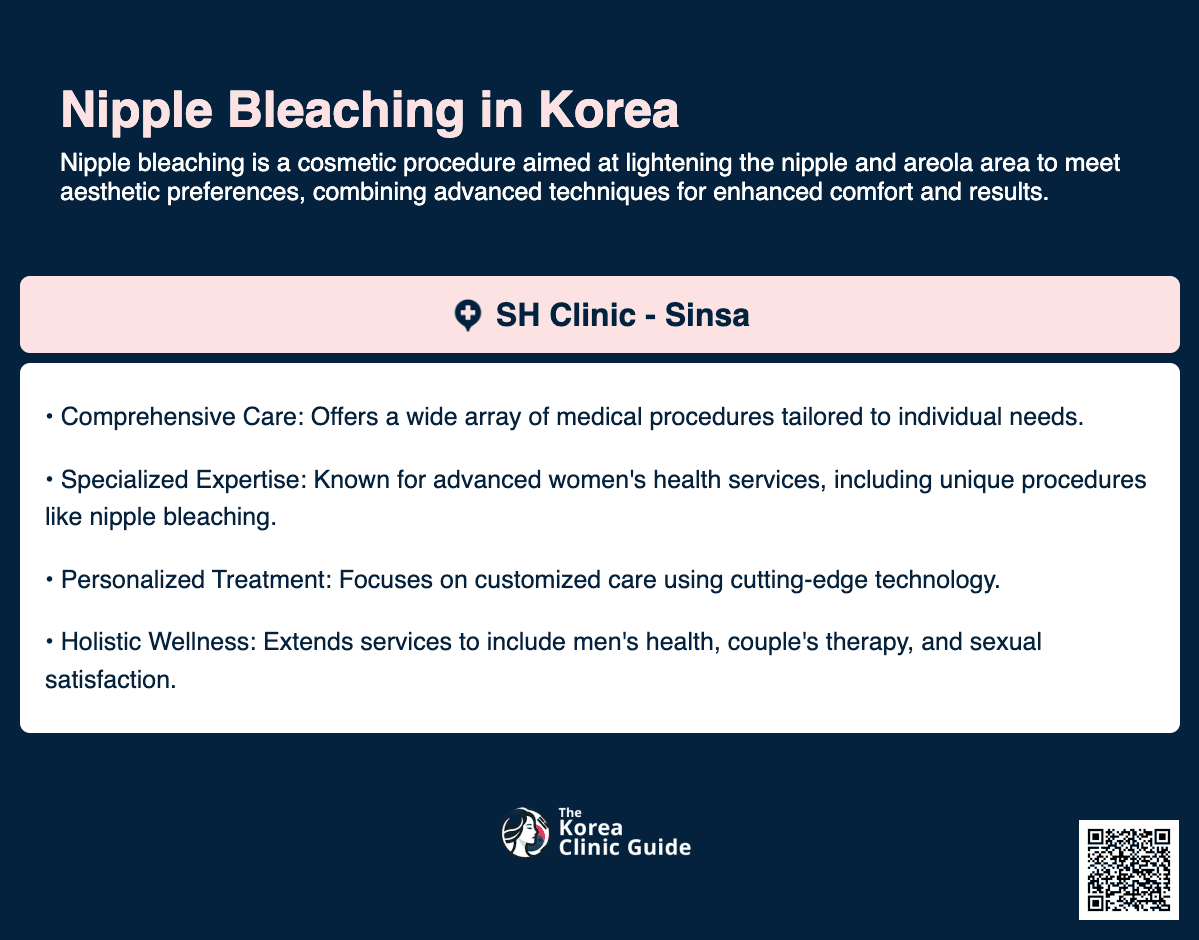 nipple bleaching korea