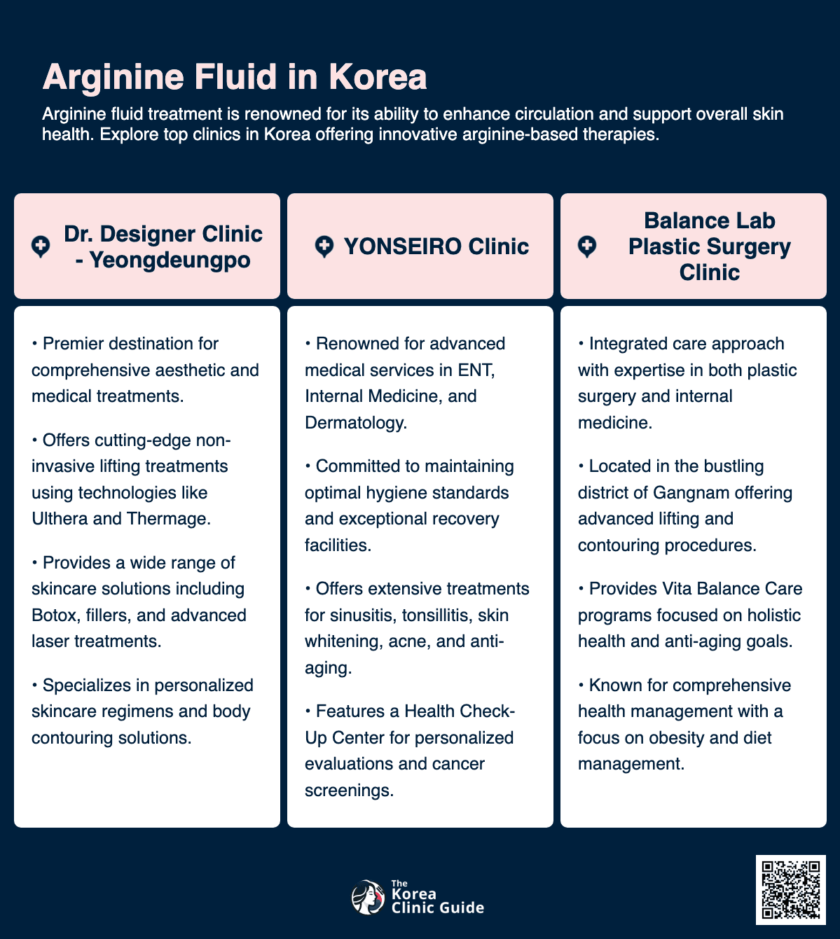 arginine fluid korea