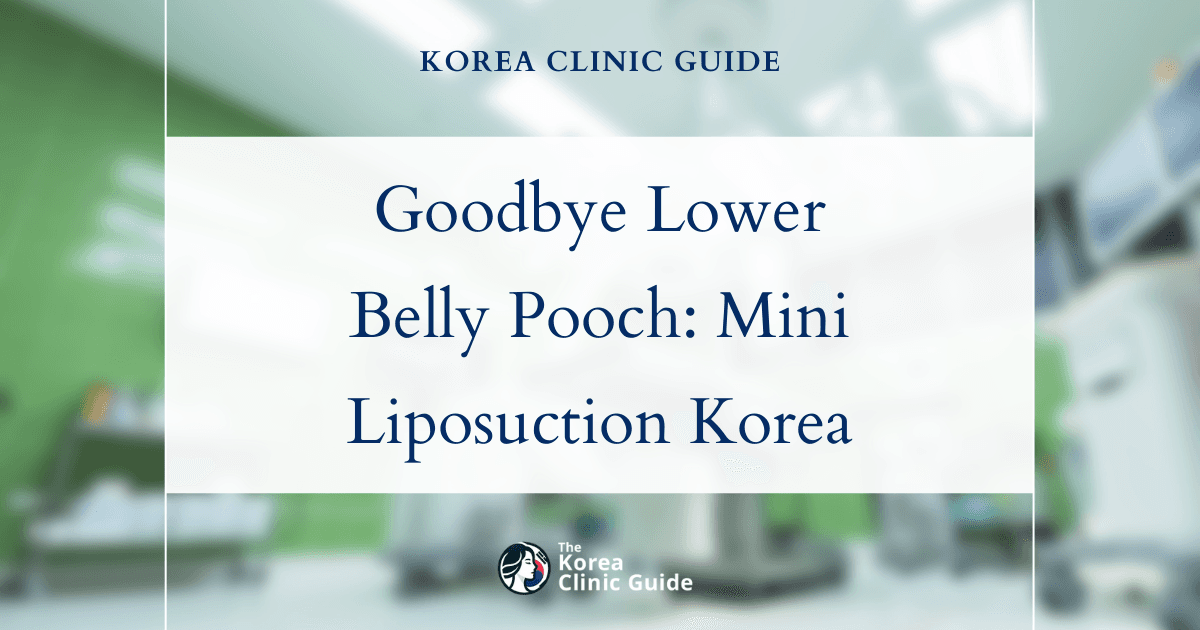 Say Goodbye to Lower Belly Pooch with Mini Liposuction in Korea: Effective Body Contouring Solutions