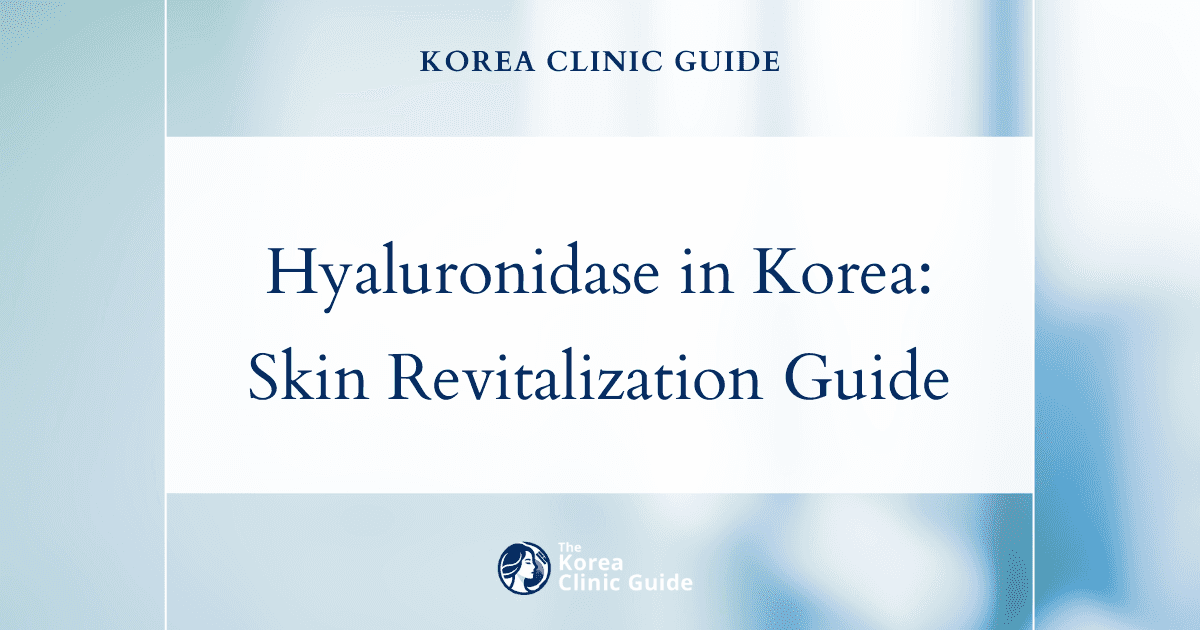Getting Hyaluronidase in Korea: Comprehensive Guide to Skin Revitalization Therapy